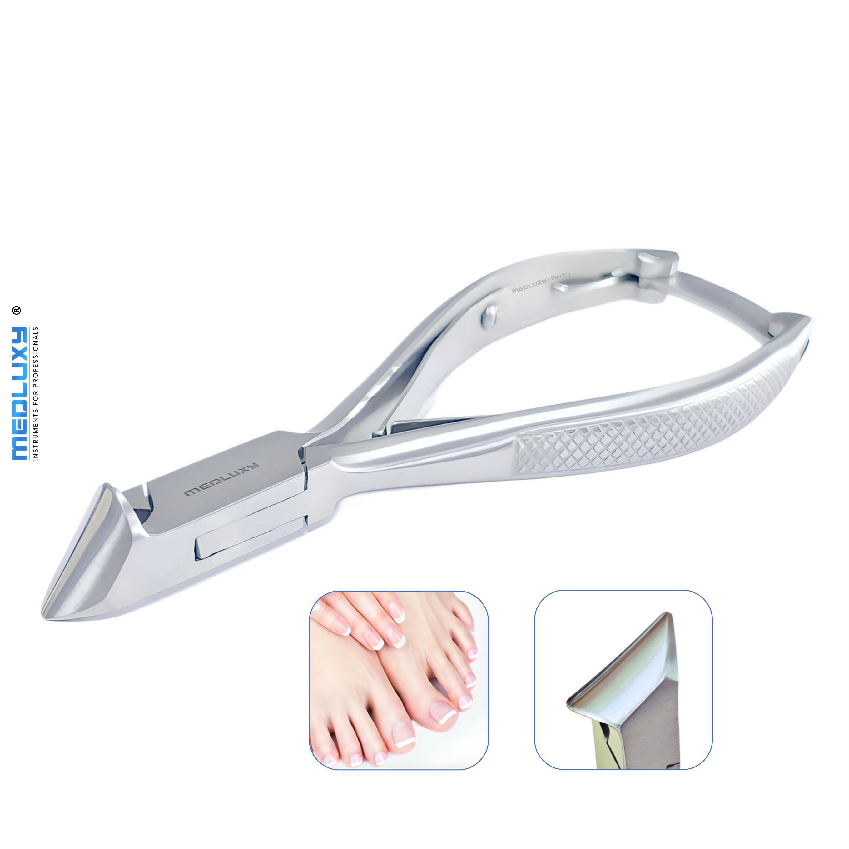 Medluxy Diabetes - Nageltang Koptang - Recht snijvlak - 14 cm